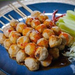 ลูกชิ้นปิ้งเอ็นหมู