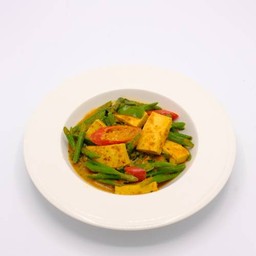 เต้าหู้ไต้หวันผัดพริกแกง (กับข้าว)          Thai spicy tofu