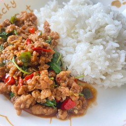 ข้าวกะเพราหมูสับ