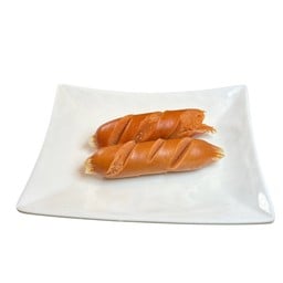 ไส้กรอกไก่หนังกรอบ (คลีนแตก)