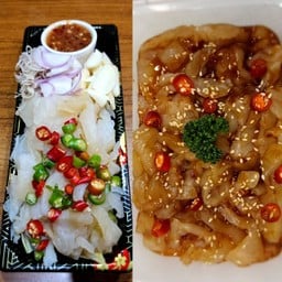 แมงกะพรุนน้ำมันงา+แมงกะพรุนยำไทย