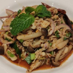 ลาบเห็ดแซ่บ          Larb Mushroom Spicy Salad