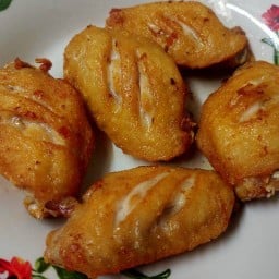 ไก่ทอดน้ำปลา บ้านต้นข้าว