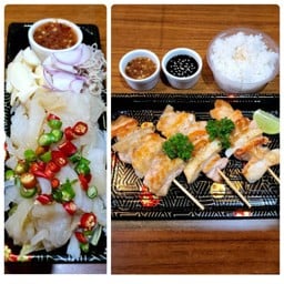 แมงกะพรุนยำไทย+ชุดท้องปลาย่างเกลือ