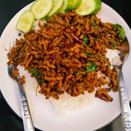 ผัดกะเพราหม่าล่า