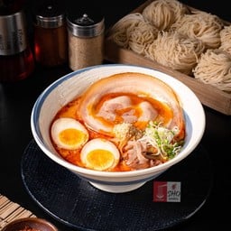 ราเมนสไปซีีสามชั้นชาชู - Spicy Pork Belly Chashu Ramen (เบจ ทงคตสึซุป  )