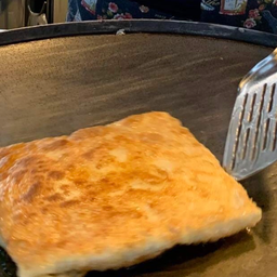 โรตี ไข่+ใส้กรอก+ข้าวโพด