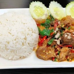กะเพราเนื้อตุ๋น