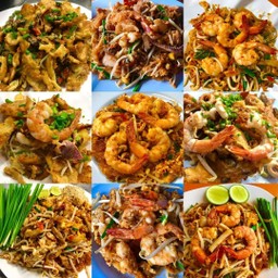 ผัดไทยกุ้ง+หมู