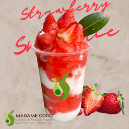 สตอเบอรี่ โยเกิร์ตปั่น