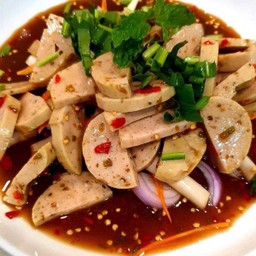 ยำหมูยอ ปลาร้า