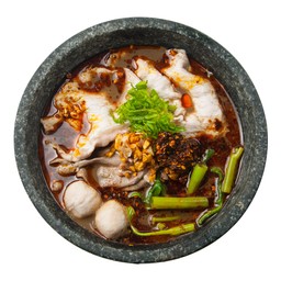 เกาเหลาน้ำตกหมูชาบู (พิเศษ)