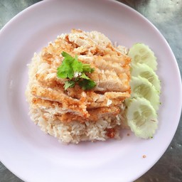 ข้าวมันไก่ข้าวไก่ทอด