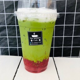 ชาเขียวสตรอว์เบอร์รี่ เย็น