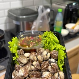 หอยแครงลวก