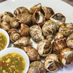 หอยหวานย่าง Grilled spotted Babylon