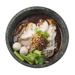 เส้นเล็กก๋วยเตี๋ยวน้ำตกหมูชาบู (พิเศษ)