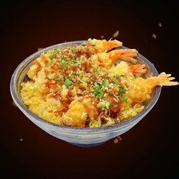 ข้าวหน้ากุ้งเทมปุระ