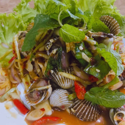 ยำหอยแครง (พริกเผา)