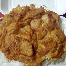 ข้าวไข่เจียวหมูยอ