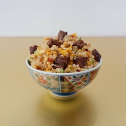 ข้าวผัดมันเนื้อวากิว