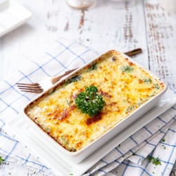 ผักโขมอบชีส