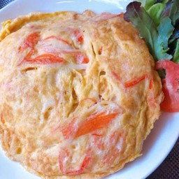 ข้าวไข่เจียวปูอัด