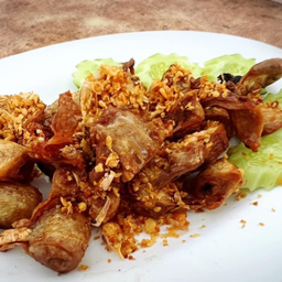 ไส้ตันทอดกระเทียม