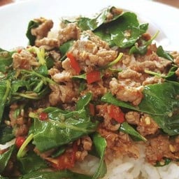 Tuesdayกระเพราแซ่บ บ้านกล้วย