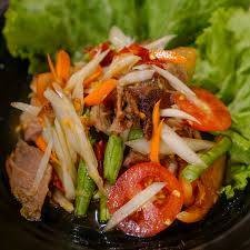 ตำไทยหมูตกครก