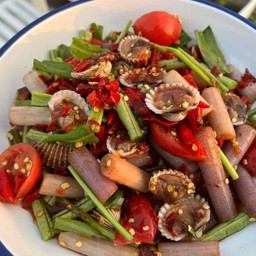 ยำหอยแครงสายบัว