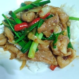 หมูผัดน้ำพริกเผา