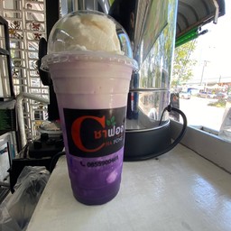 ชาฟองหน้าโรงพยาบาลปลวกแดง