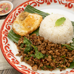 กะเพราหมูสับ