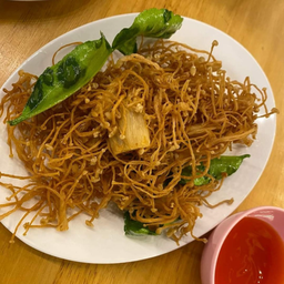 เห็ดเข็มทองทอด