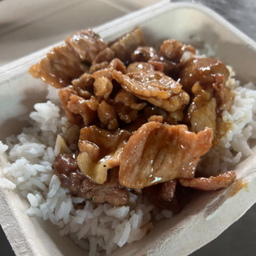 หมูหวานราดข้าว