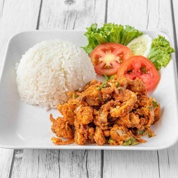 ข้าวยำไก่แซ่บ พิเศษ