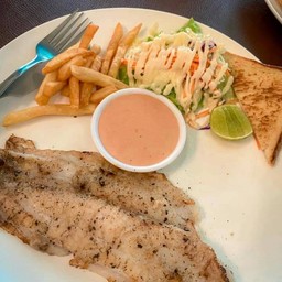 สเต๊กปลาดอลลี่ย่างพริกไทยดำ (เล็ก)