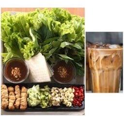 เซ็ตโดนใจ2 (แหนมเนืองชุดเล็ก + กาแฟโบราณเย็น)