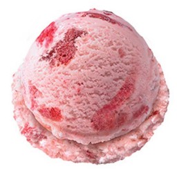 Icecream strawberry.