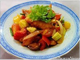 ไก่ผัดเปรี้ยวหวาน