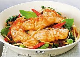 ปลากระพงผัดฉ่า