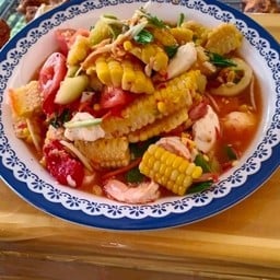 ตำข้าวโพดทะเล