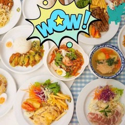 ข้าวซอสเขียวหวานไก่ย่าง