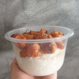 ข้าวหน้าไก่ทอด