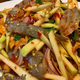 ยำมะม่วงกุ้งสด