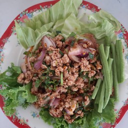 ลาบหมู รสแซ่บ (เป็นกับแกล้ม