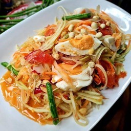 ตำไทย  ไข่เค็ม