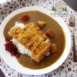 ข้าวแกงกะหรี่หมูทอด