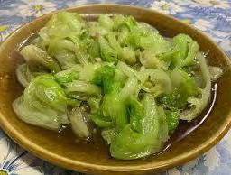 ผักกาดขาวผัดน้ำมันหอย